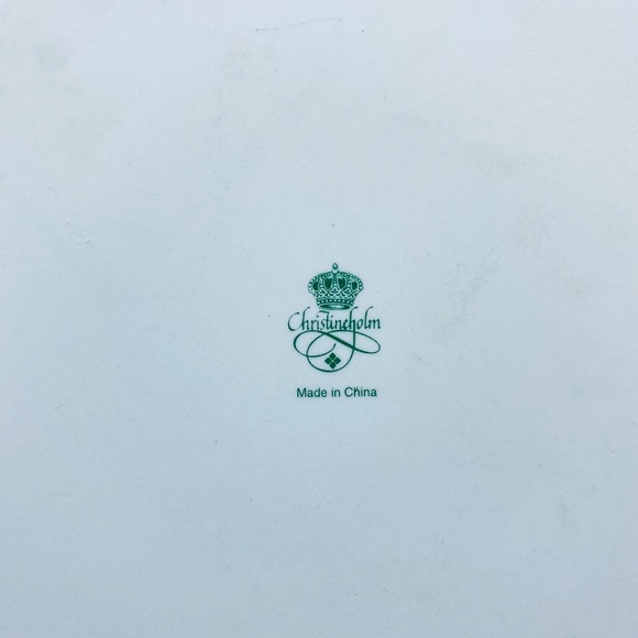 Vintage Rose by Christineholm Round Fluted Quiche Pie Tart Porcelain Dish 9.5” - Picture 8 of 12